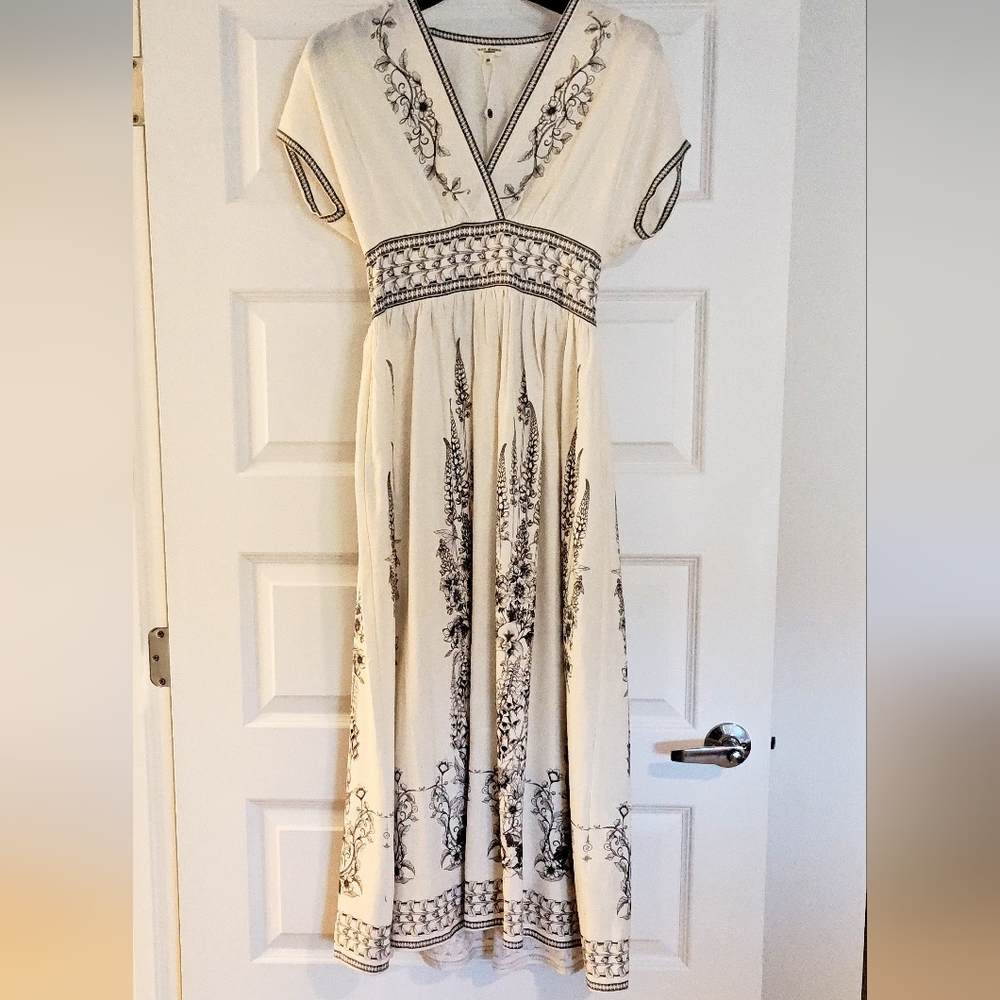 Max Studio London | Linen Blend Dress | Size XS | Lightweight & Chic